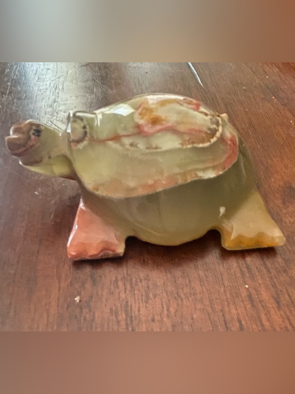 Green Turtle Figurine - UNKNOWN Material